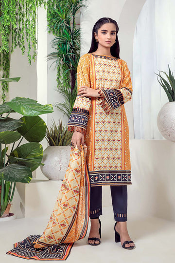 Bonanza Satrangi Ast223p23a Orange Eid Prints 2022 Online Shopping